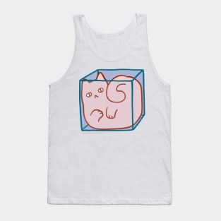 Cat in a Box by Sunnie Meowtlu Tank Top